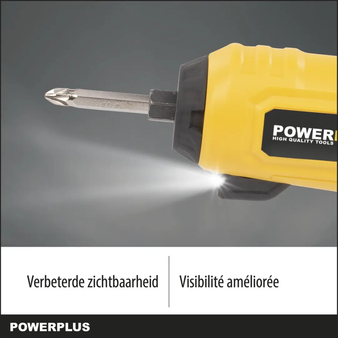Powerplus POWX00408 Accu Schroevendraaier 3,6V - 5,5Nm - 1500mAh