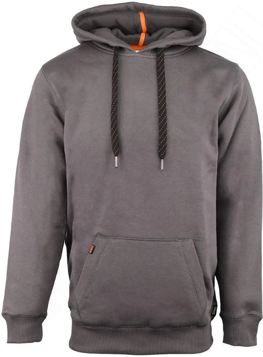 Herock Hesus Sweater met kap - Licht Heather Grijs M
