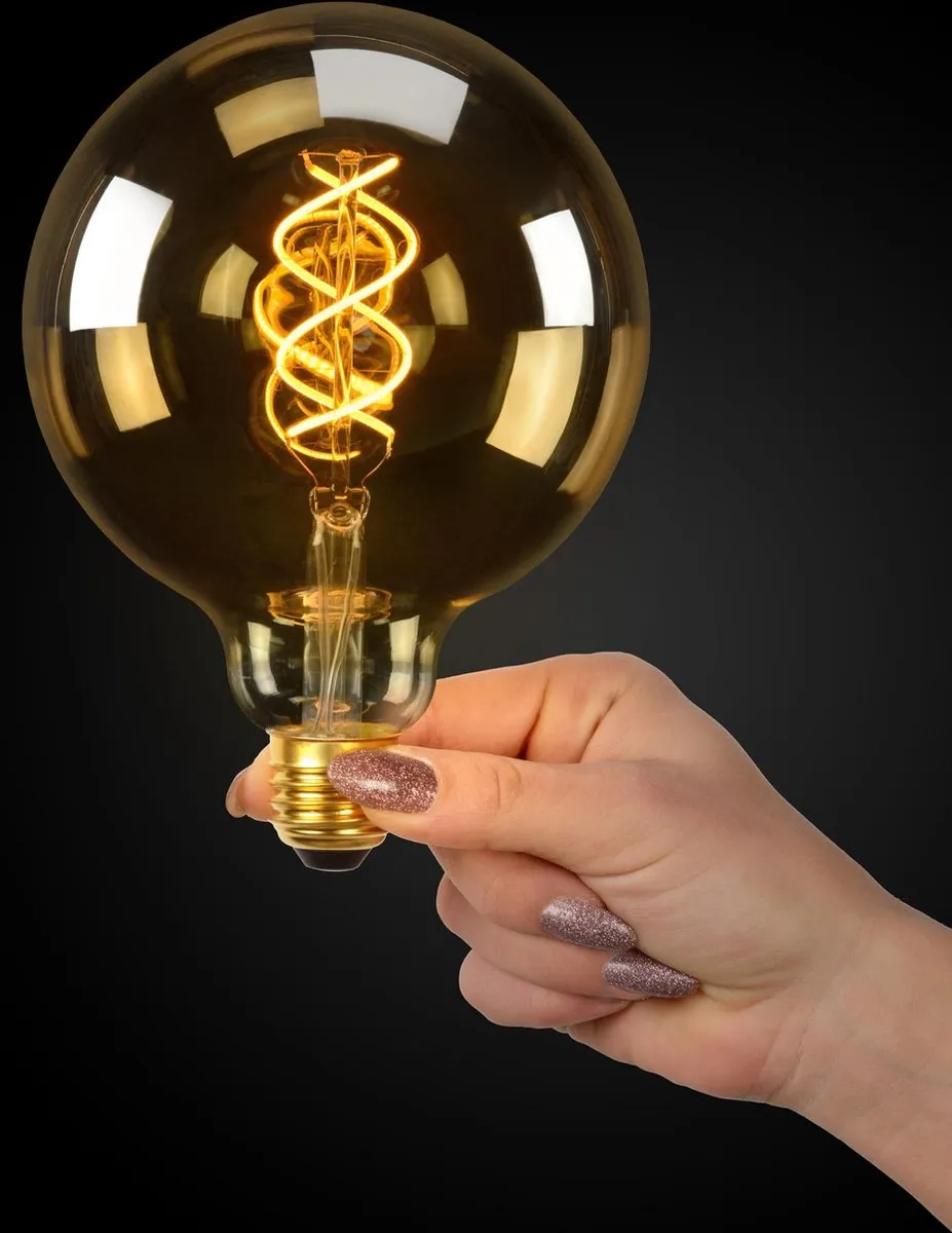 Lucide G125 LED Filamentlamp 4,9W 2200K - Amber