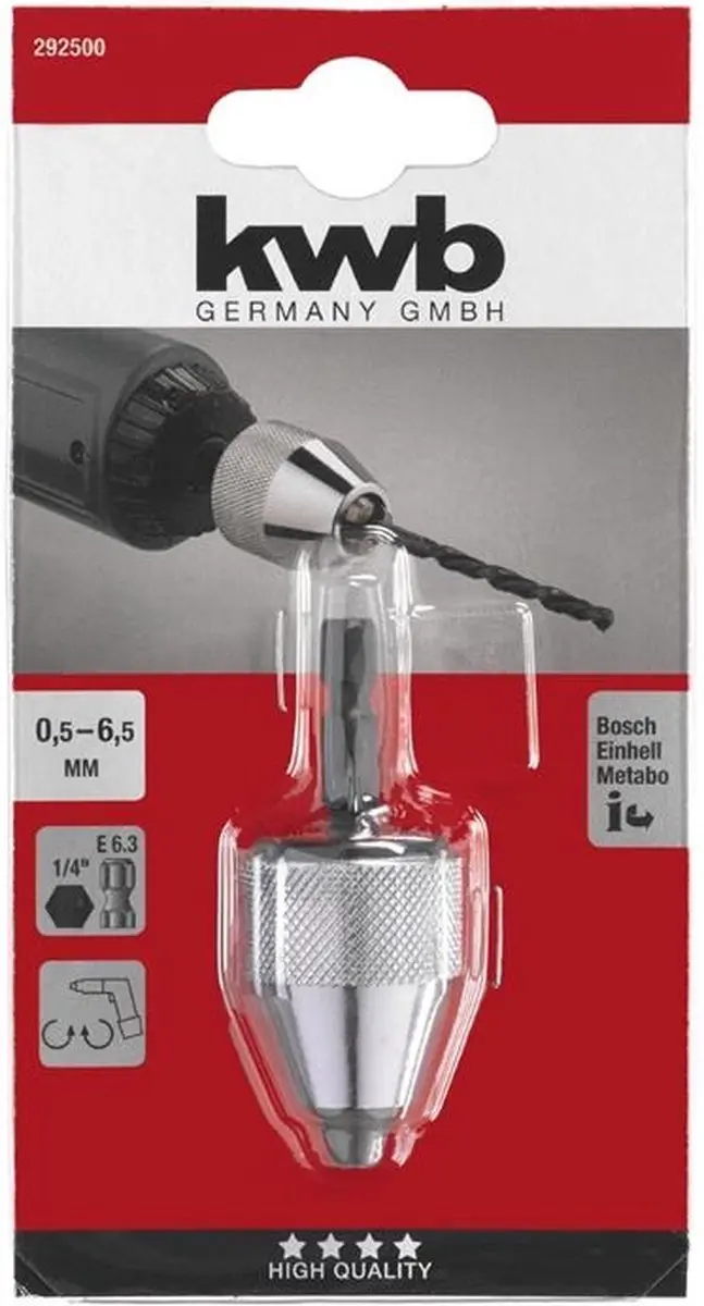 KWB Boorkop 6,5-1-4 Zeskant KWB292500