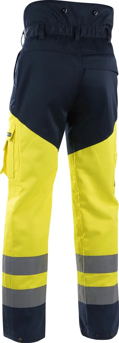 Blåkläder Kettingzaagbroek High Vis C48 - Marineblauw/Geel