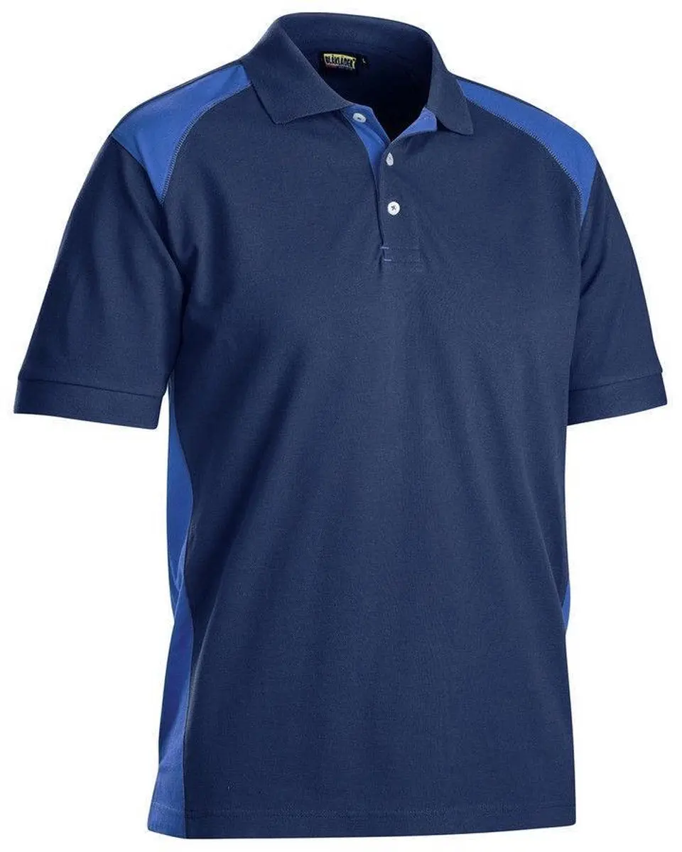 Blåkläder Poloshirt Piqué 3324-1050 - Marineblauw/Korenblauw XS
