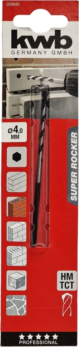 KWB Rocker Betonboor 12.0mm - Metaal - afbeelding 6 van 6