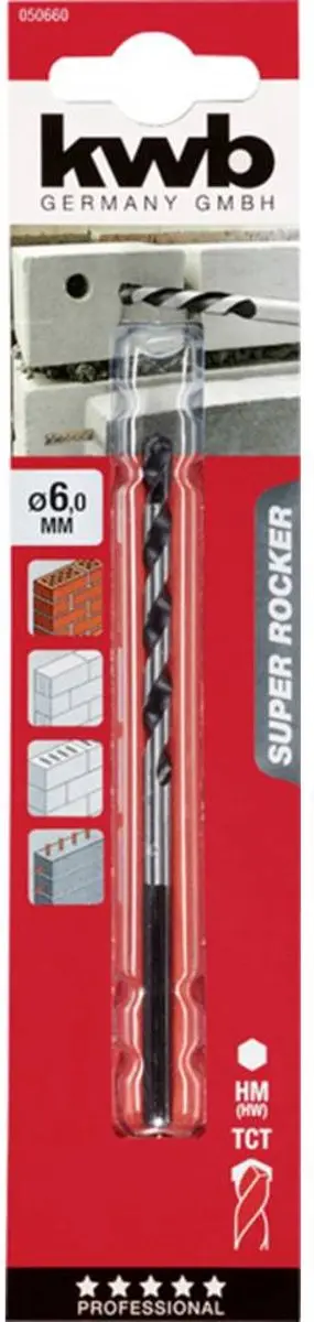 KWB Rocker Betonboor 12.0mm - Metaal