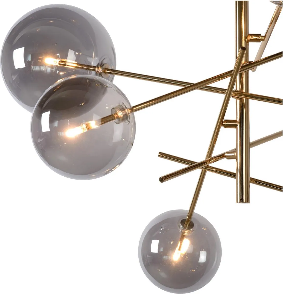 Lucide Alara Hanglamp Goud - Ø72cm - 6x1,5W LED 2700K