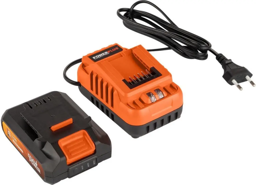 Powerplus Dual Power POWDP90630 Batterijset 3.0Ah - 4A Lader