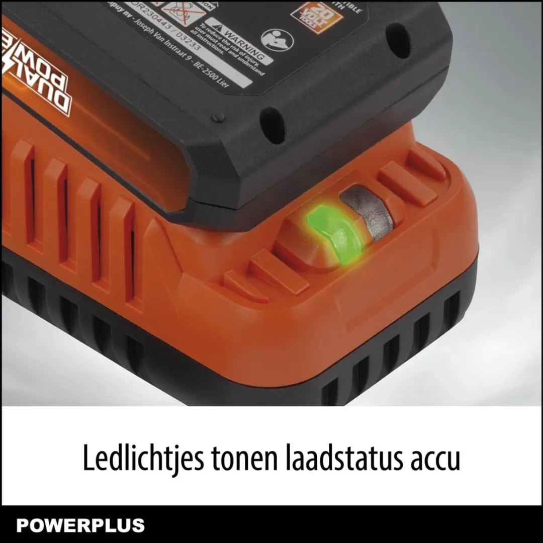 Powerplus Dual Power POWDP90630 Batterijset 3.0Ah - 4A Lader