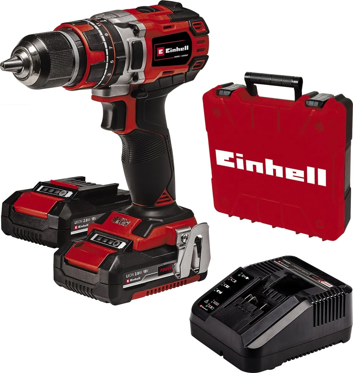 Einhell TE-CD 18/50 Li-i BL Klopboormachine - 18V - 50Nm - Power X-Change - 2x2,0Ah