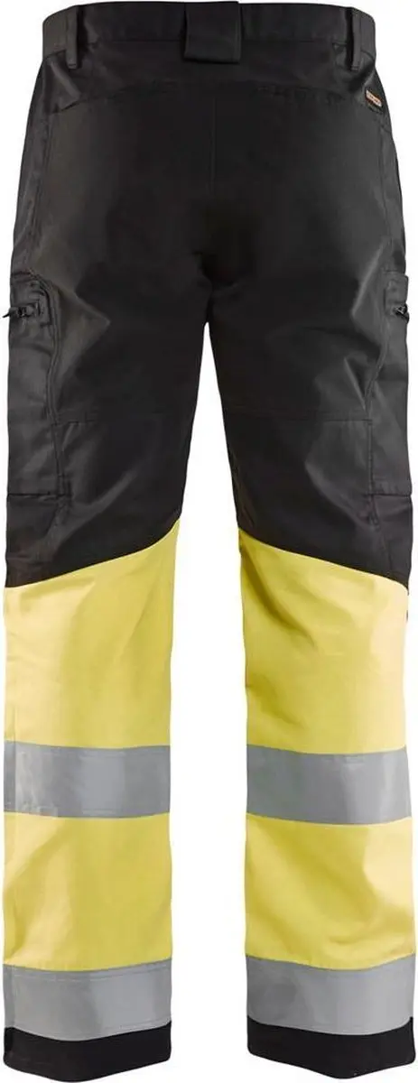Blåkläder Werkbroek 1551-1811 High Vis - Maat 148 - Zwart/Geel