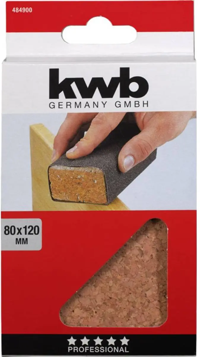 KWB 484900 Handschuurblok Kurk 120mm