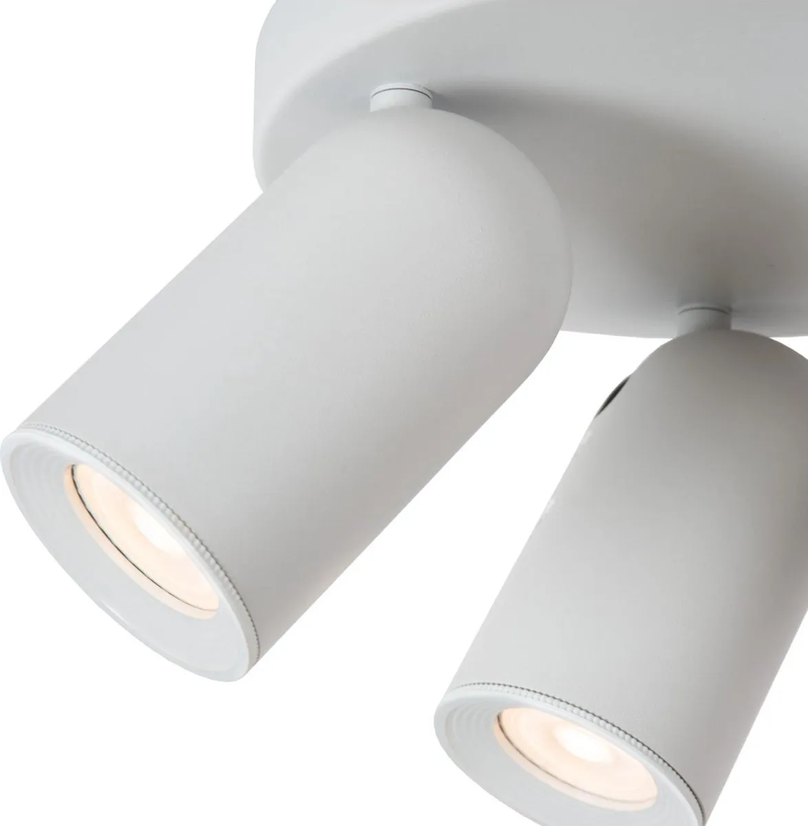 Lucide PUNCH Plafondspot Ø21cm - 3xGU10 Wit