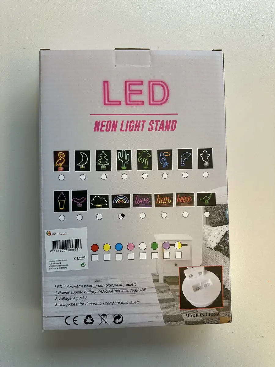 Impuls LED Regenboog Neonlamp - Meerkleurig