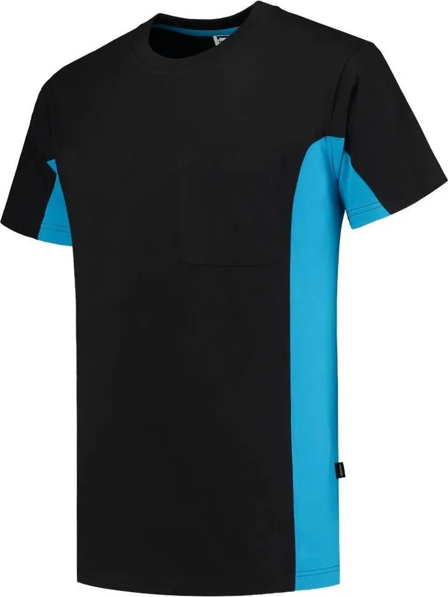 Tricorp 102002 T-shirt Bi-Color - XXXL - Navy/Koningsblauw