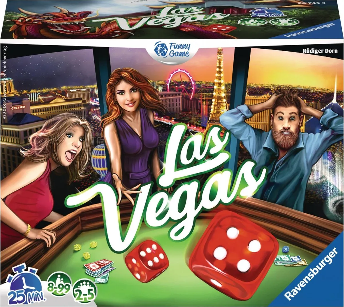 Ravensburger Las Vegas Spel - 2 tot 5 spelers