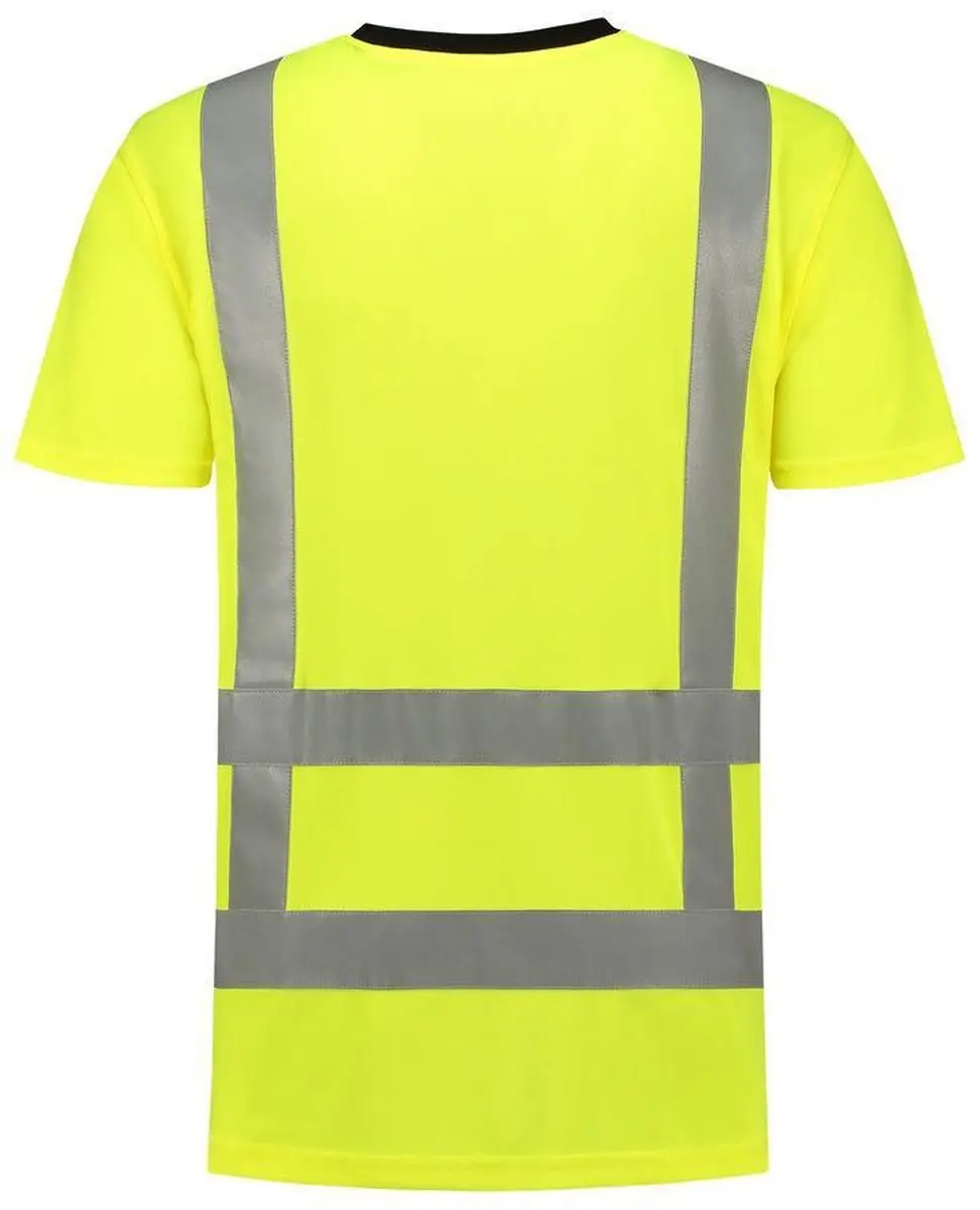 Tricorp T-shirt RWS Birdseye 103005 - XXL - Fluor Geel - afbeelding 6 van 6
