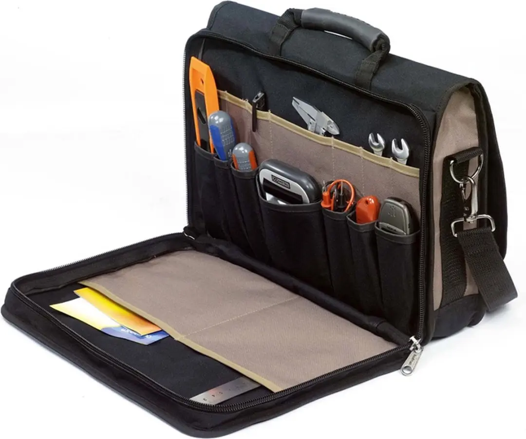 Toolpack Comfort 360.042 Gereedschapstas - 20 kg - Zwart/Khaki