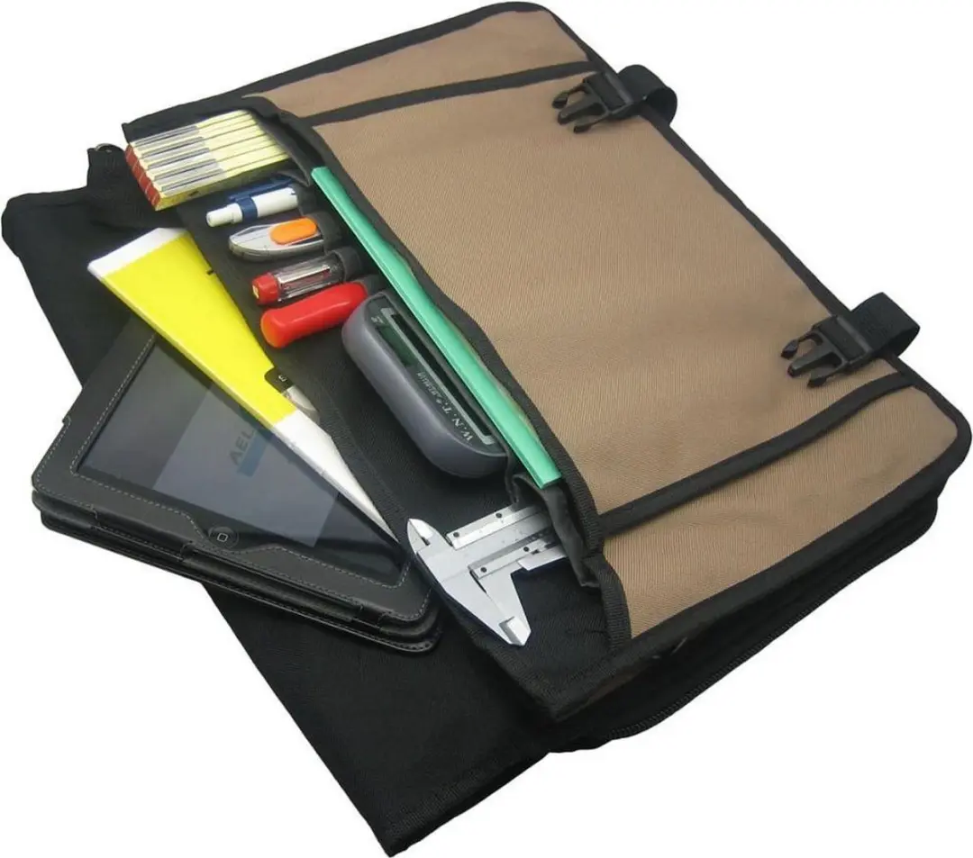 Toolpack Comfort 360.042 Gereedschapstas - 20 kg - Zwart/Khaki