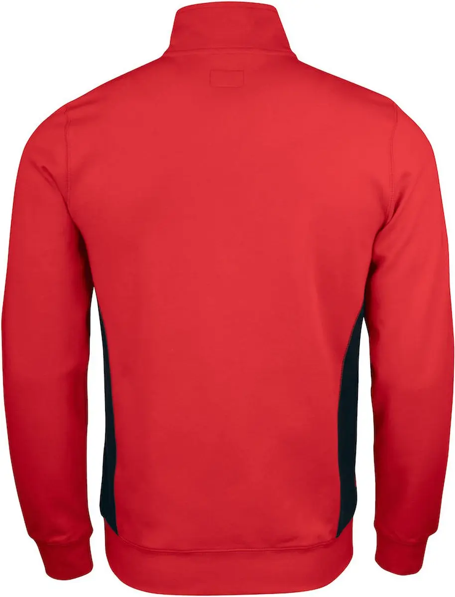 Jobman 5401 Halfzip Sweatshirt M - Rood/Zwart