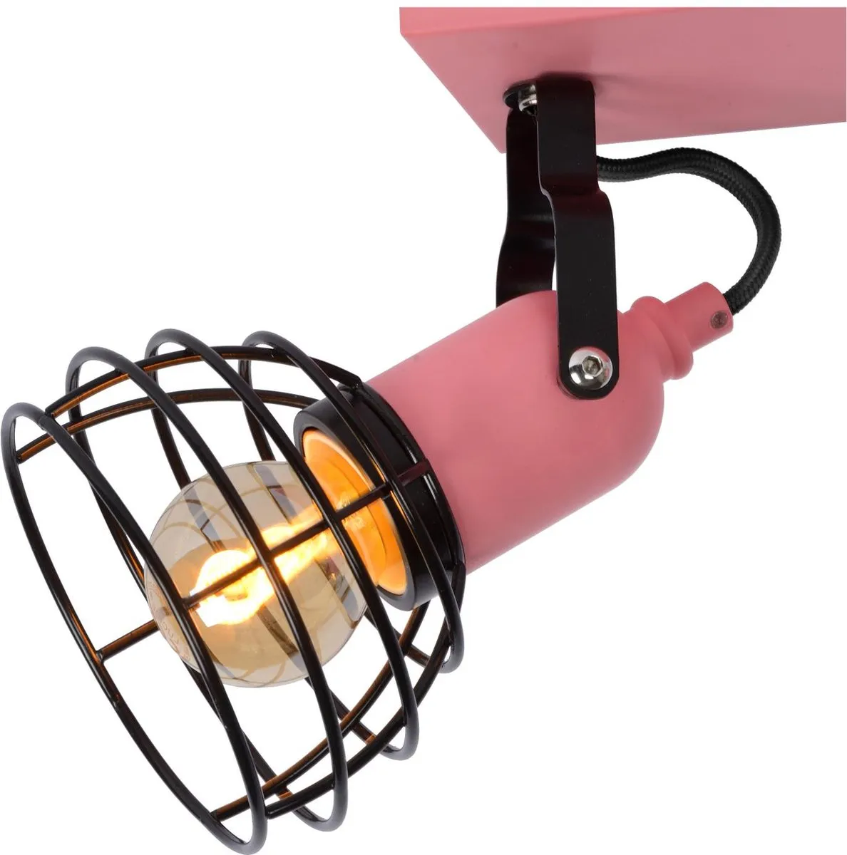 Lucide POLA Plafondspot Roze - 2xE27
