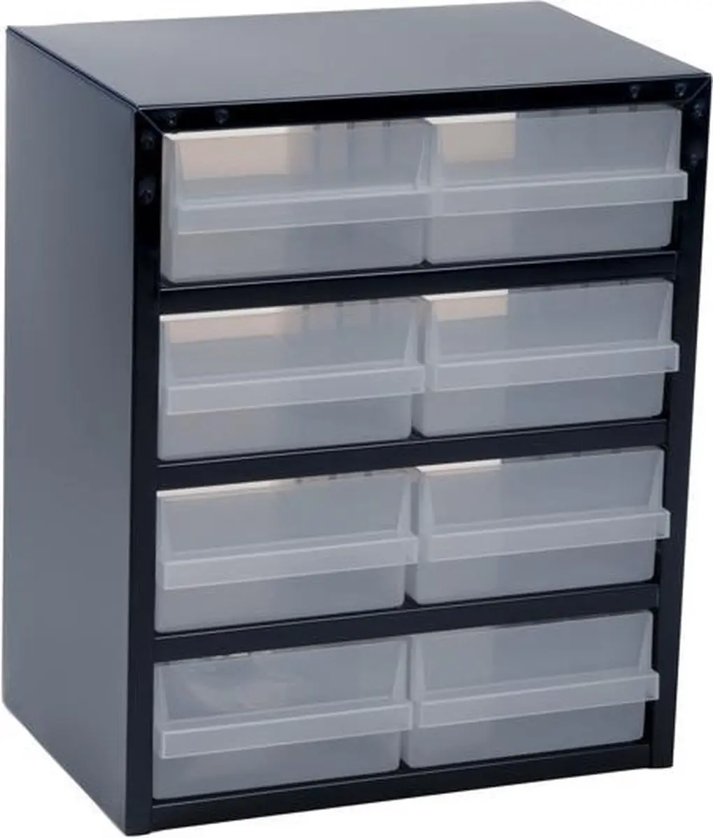 Raaco Metalen Ladekast 8 Lades