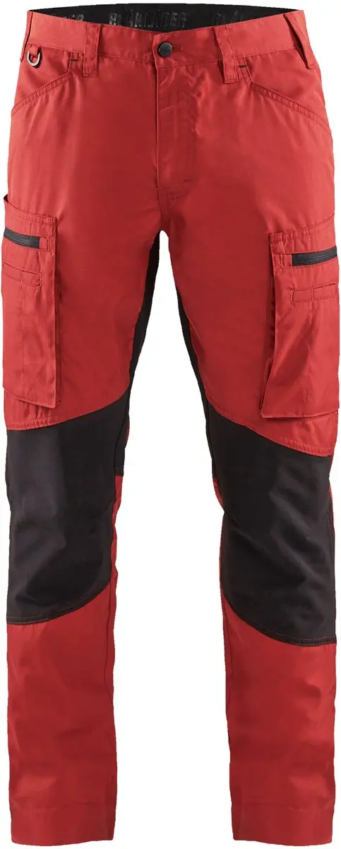 Blåkläder Service Werkbroek 1459-1845 - Rood/Zwart - D100