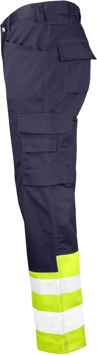 Jobman 2314 Hi-Vis Service Werkbroek 52 - Navy/Geel