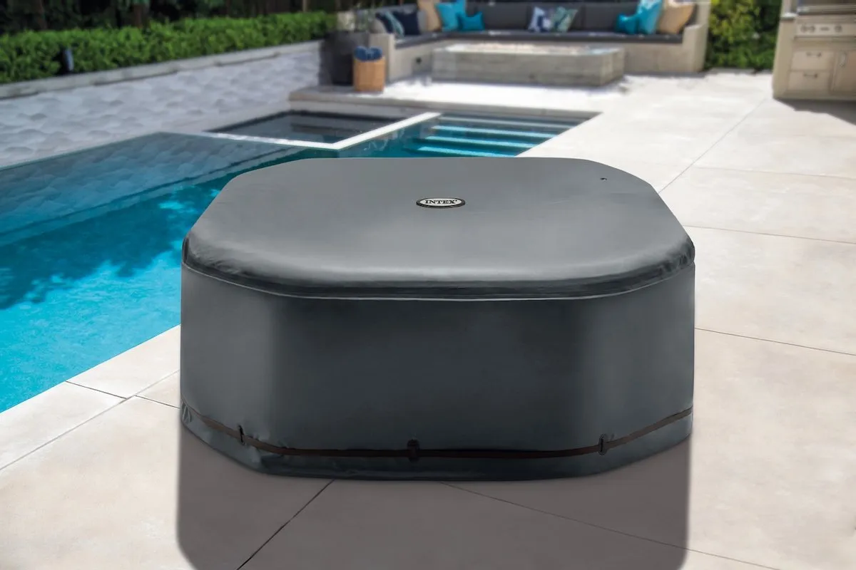 Intex PureSpa Thermische Cover 28536 - Donkergrijs