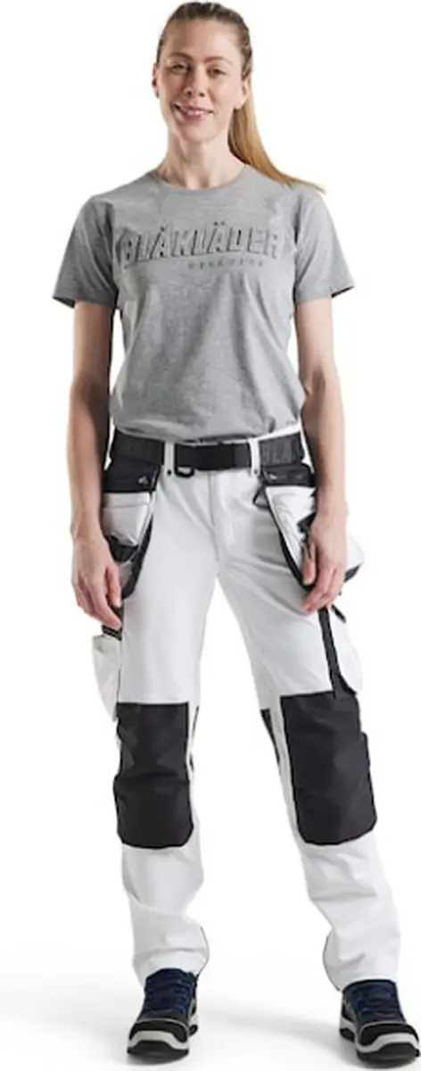 Blåkläder Schildersbroek 7179-1645 - Wit/Donkergrijs