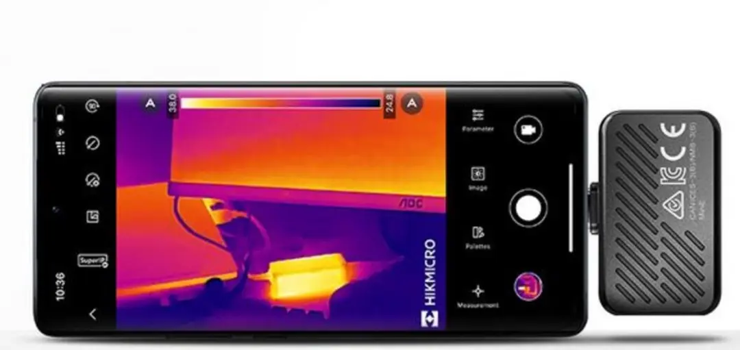 HikMicro MiniE Smartphone Warmtebeeldcamera 400°C - Zwart