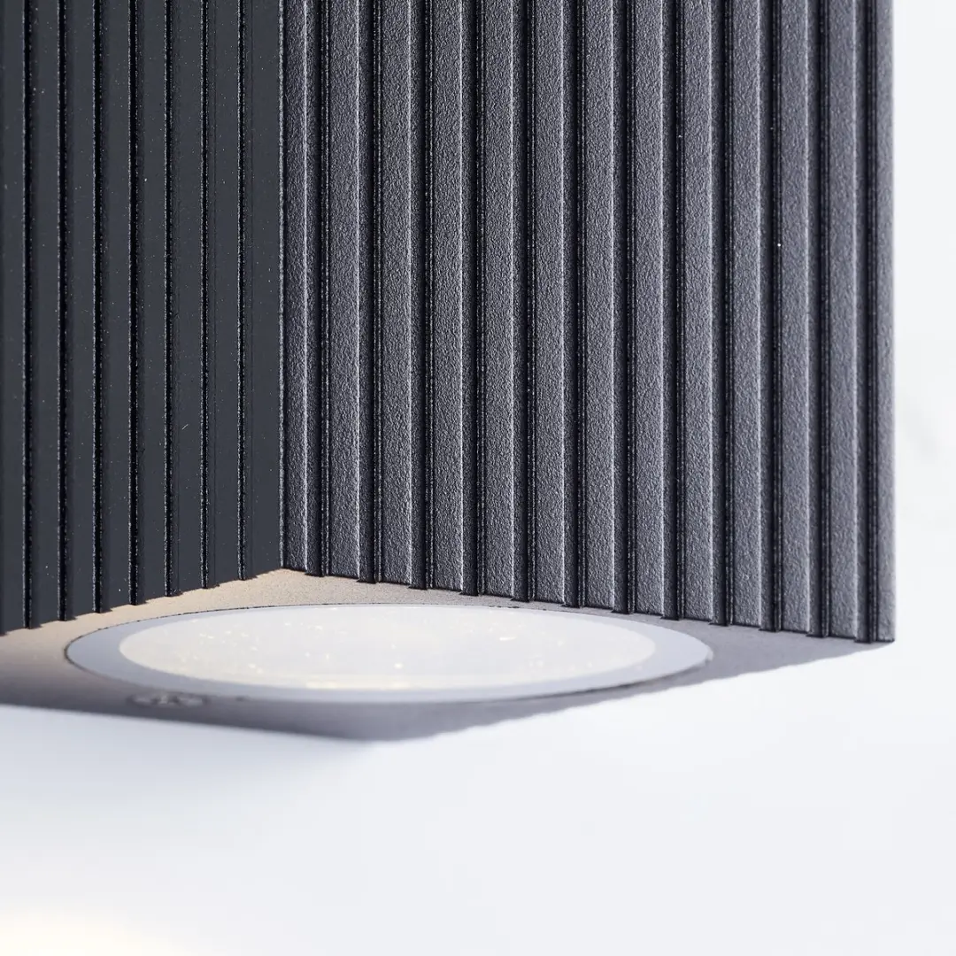 Brilliant Jelani Buiten Wandlamp GU10 1x10W - Zwart