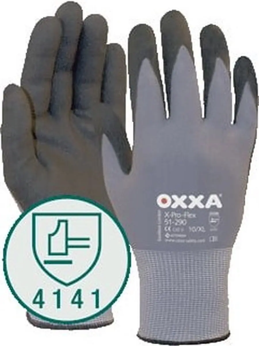 Oxxa X-Pro-Flex 51-290 Werkhandschoenen - Grijs - Maat 8