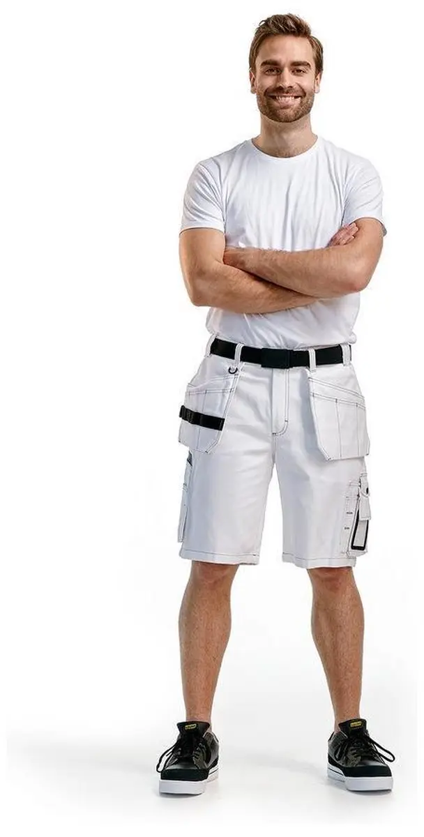 Blåkläder Short 1536-1210 Werkbroek - Wit