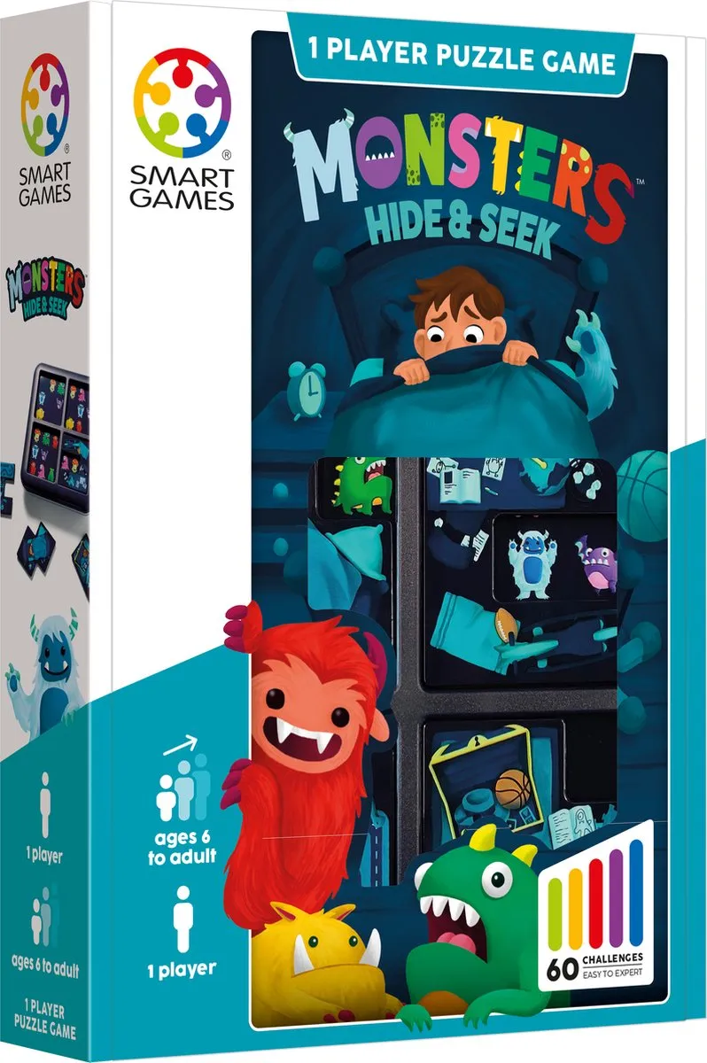 SmartGames Monsters Hide & Seek SG 480 - 60 Opdrachten