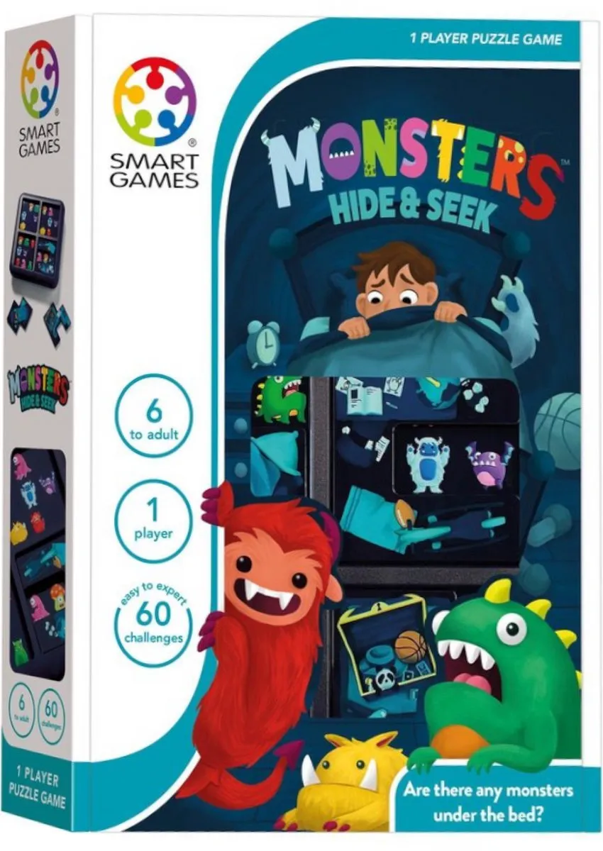 SmartGames Monsters Hide & Seek SG 480 - 60 Opdrachten