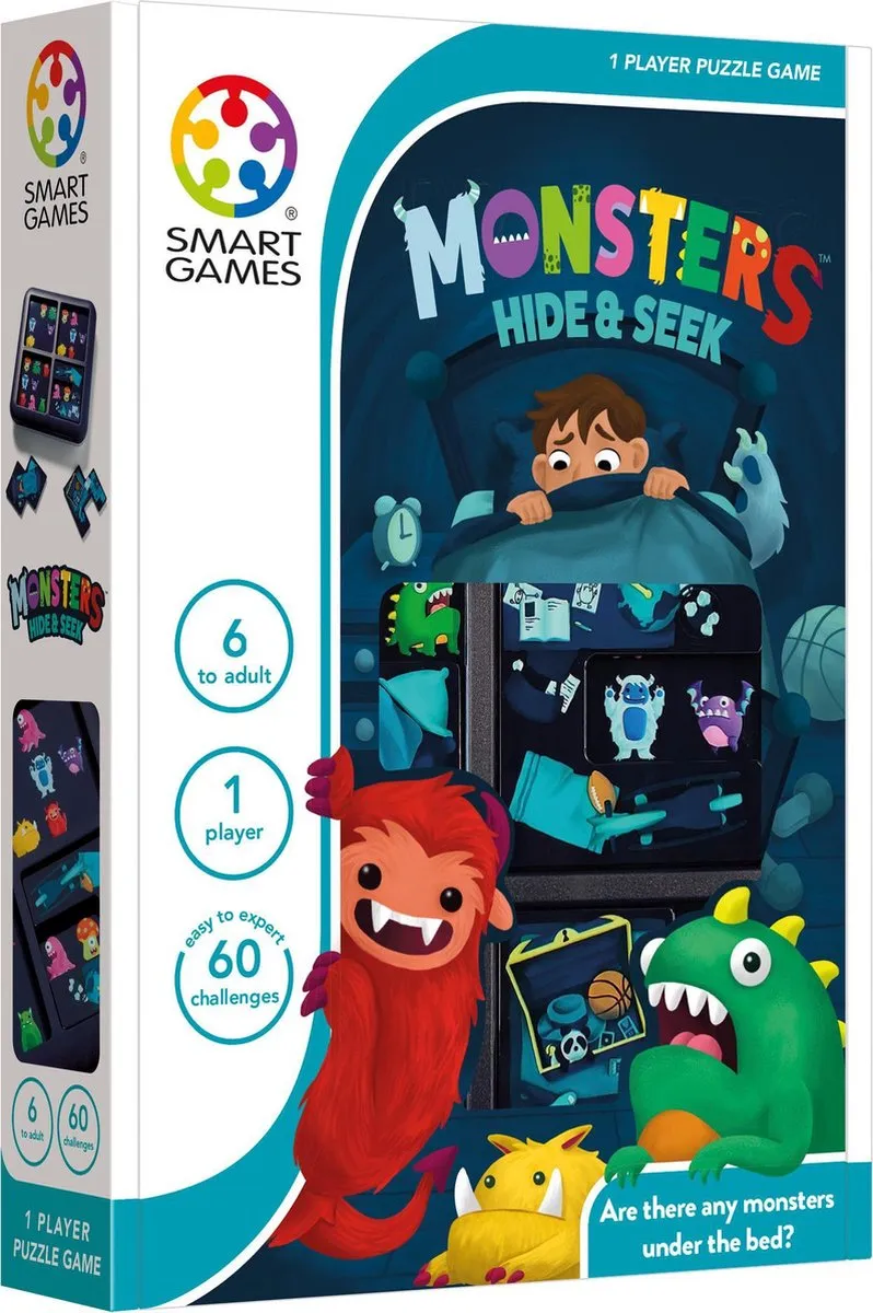 SmartGames Monsters Hide & Seek SG 480 - 60 Opdrachten