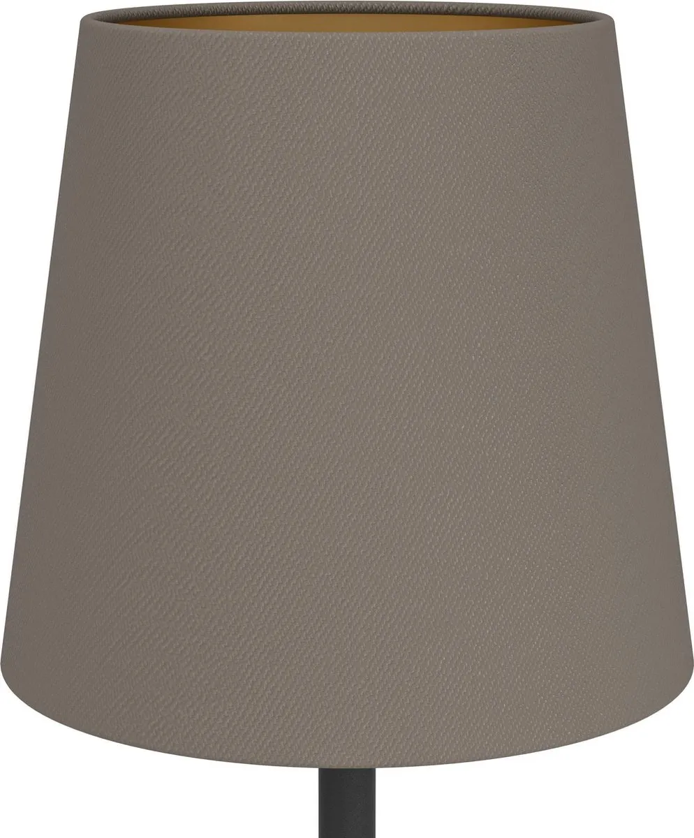Eglo Fiorana Tafellamp E14 - 53cm - Zwart/Cappucino/Goud