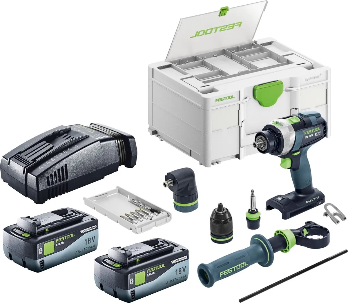 Festool TPC 18/4 Basic Set Accu Klopboormachine 75Nm