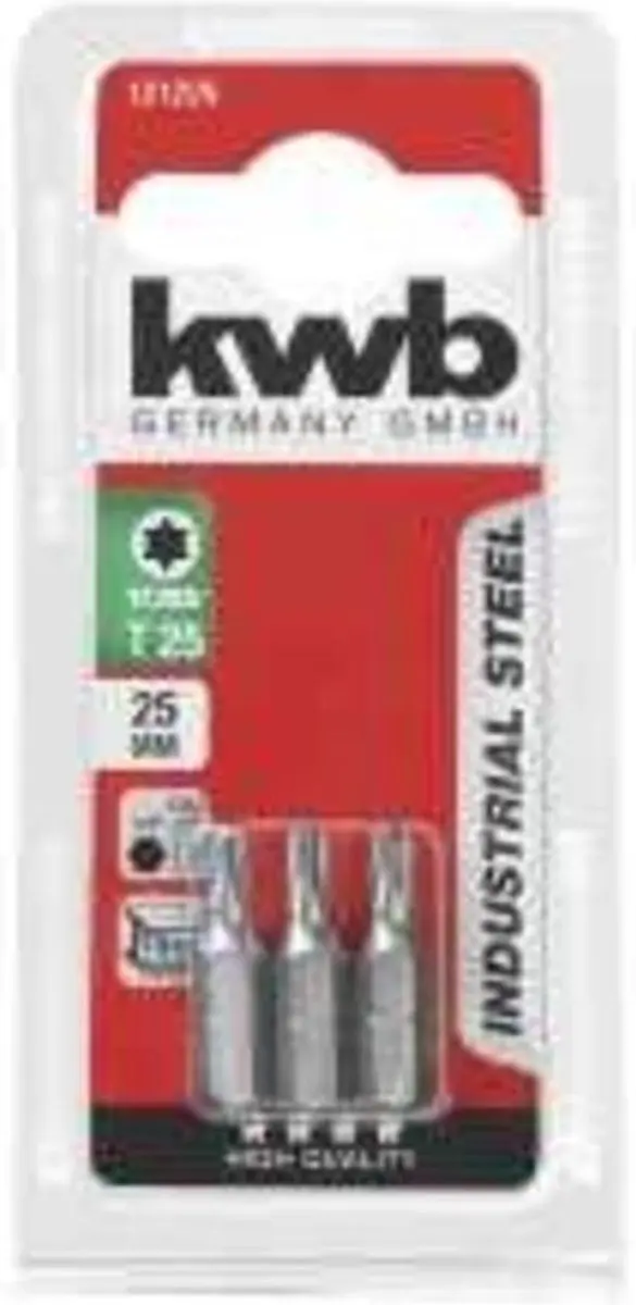 KWB Schroefbits Torx T40 25mm - 3 Stuks