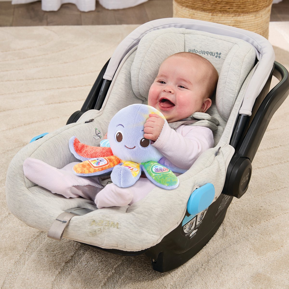 VTech Baby LILA, LUMI PIEUVRE MUSICALE, 0,25 jaar, Batterijen vereist, AAA, Stof/Weefsel, Violet