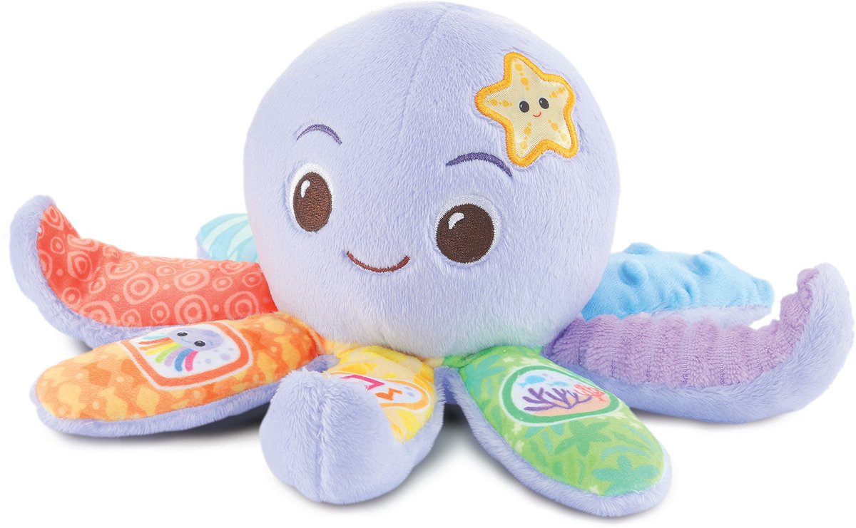 VTech Baby LILA, LUMI PIEUVRE MUSICALE, 0,25 jaar, Batterijen vereist, AAA, Stof/Weefsel, Violet