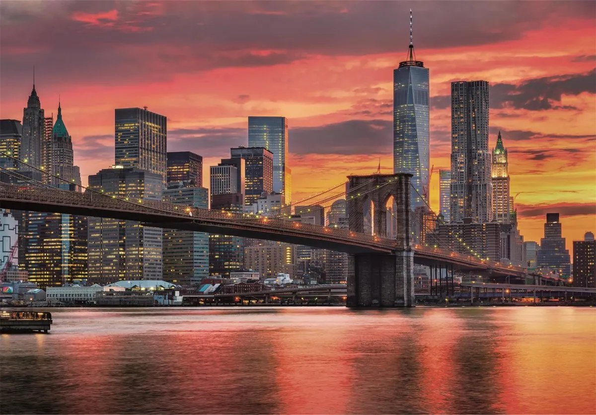 Clementoni East River bij Dusk Puzzel 1500 Stukken