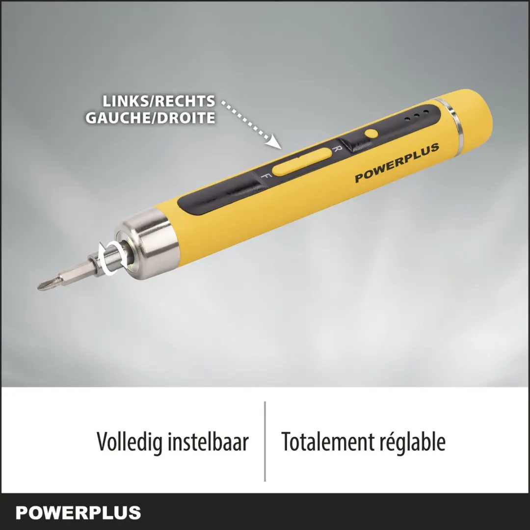 Powerplus POWX00416 Accu Schroevendraaier 4V - 320mAh - 15 bits