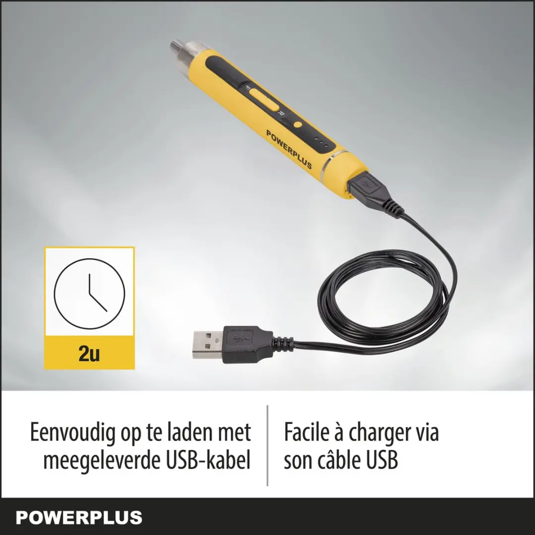 Powerplus POWX00416 Accu Schroevendraaier 4V - 320mAh - 15 bits