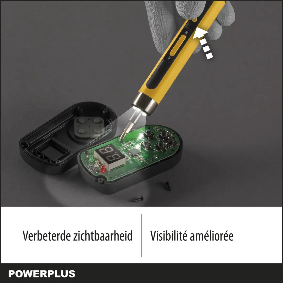 Powerplus POWX00416 Accu Schroevendraaier 4V - 320mAh - 15 bits
