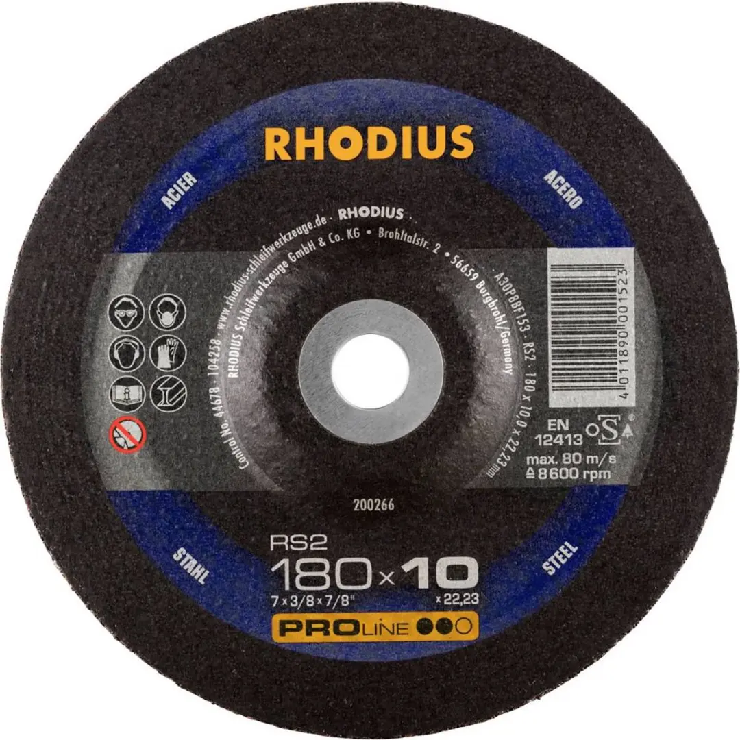Rhodius 200266 Afbraamschijf 180mm