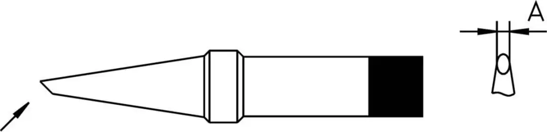 Weller 4PTCC8-1 Soldeerpunt - Ronde vorm 3.2mm - 1 Stuk