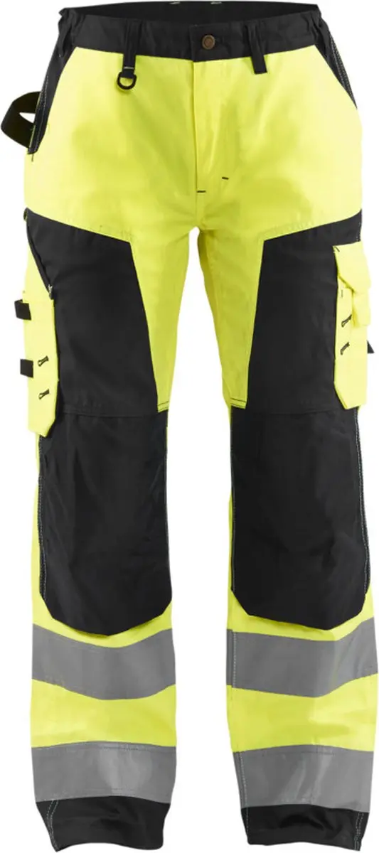 Blåkläder Dames Werkbroek 7155-1811 High Vis Geel/Zwart - Maat 44