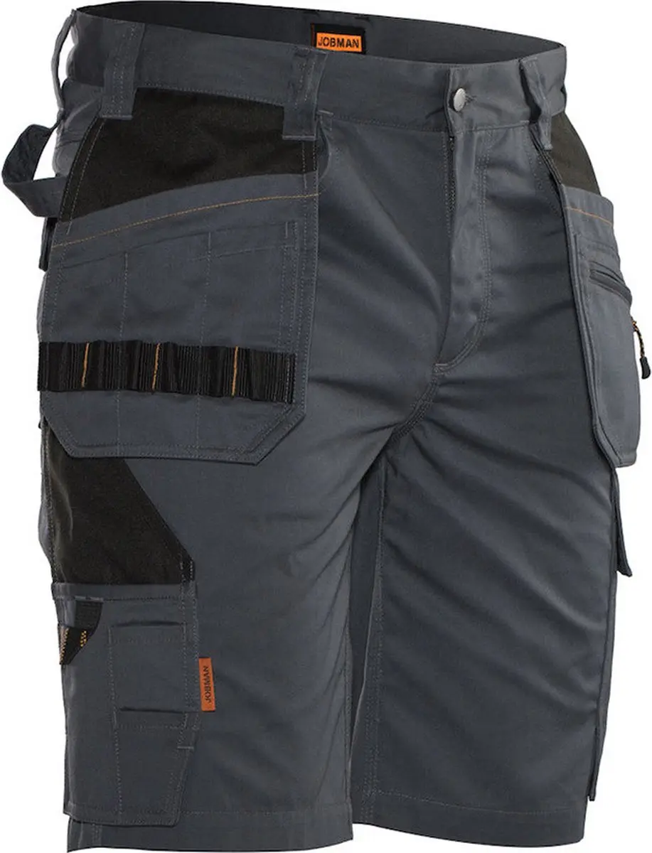 Jobman Practical 2722 Korte Werkbroek - Maat 62 - Zwart