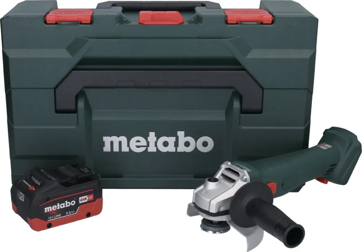 Metabo W 18 L 9-125 Haakse Slijper 125mm - 1x 5,5Ah Accu