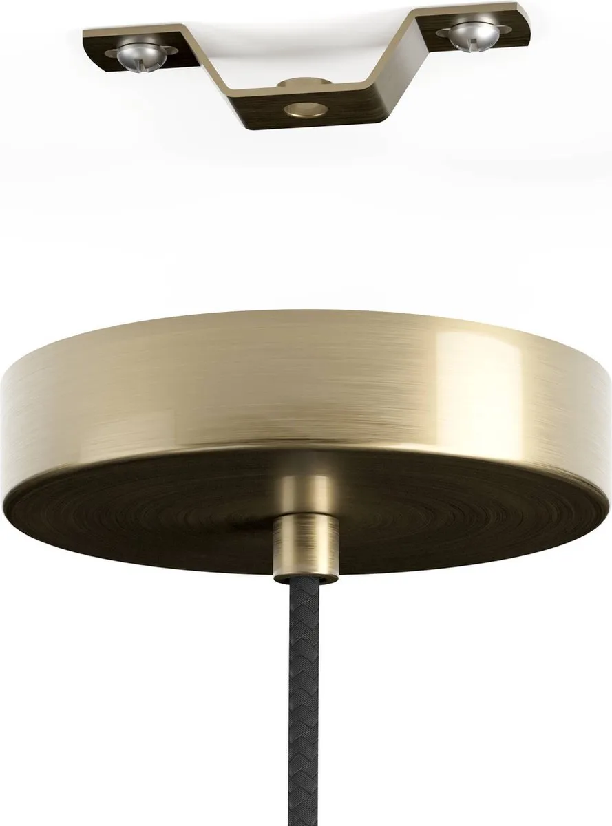 Eglo Southery Hanglamp Ø35cm - Goud/Crème